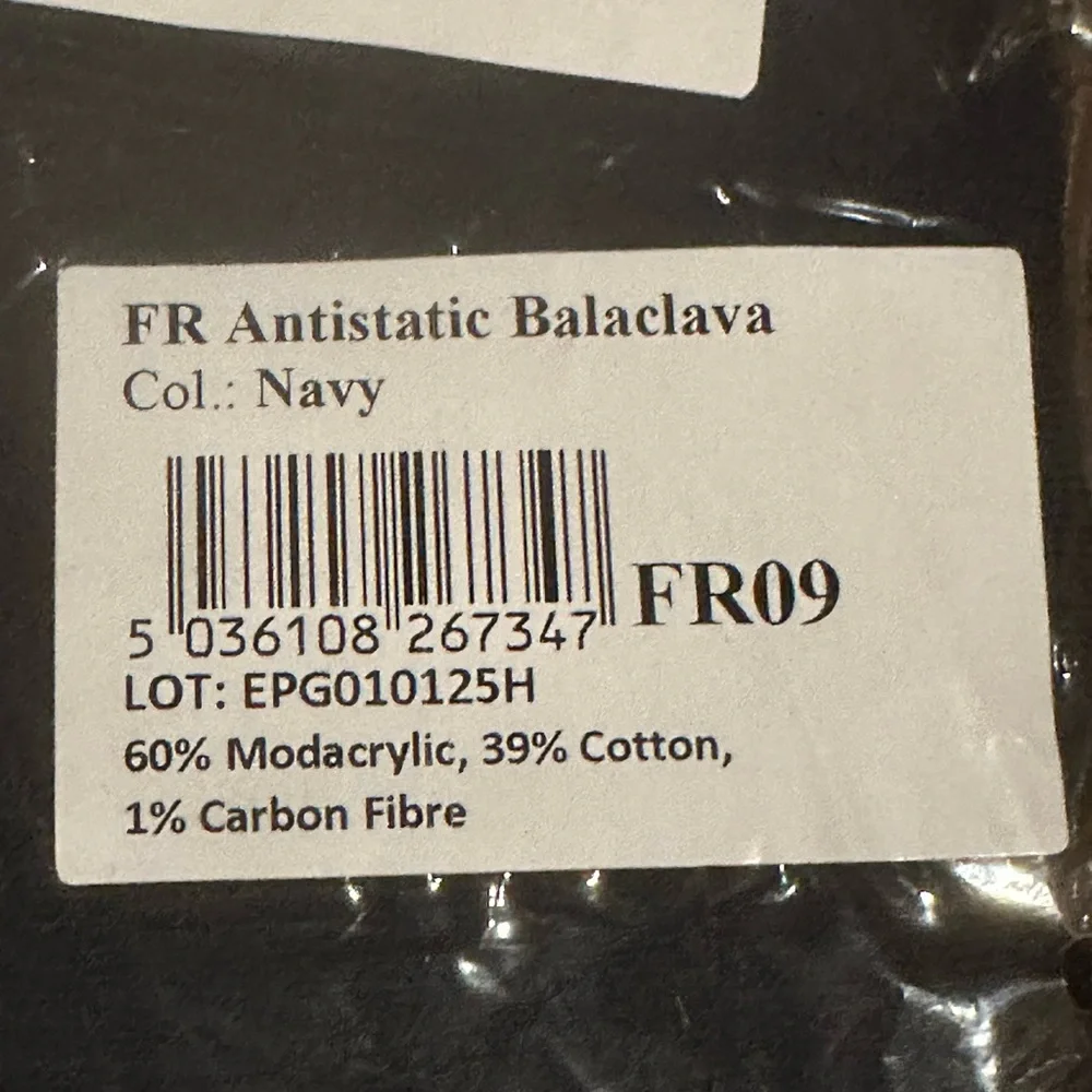 PORT WEST FR Antistatic Balaclava FR09 Flame Resistant & Breathable Gear